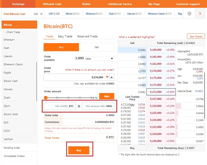 How to buy Blocktrade Token (BTT) on Bithumb