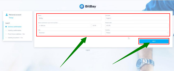 How to verify your BitBay account