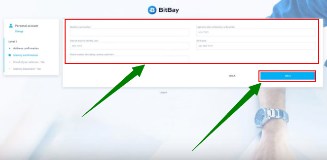How to verify your BitBay account 5