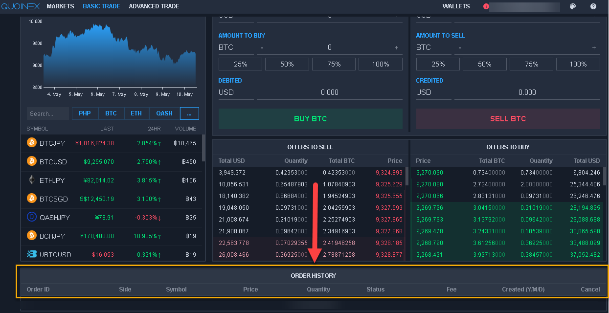 How to buy Ripple (XRP) on Quoinex