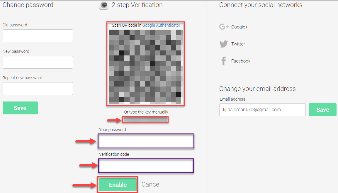 How to enable 2FA on your Changelly account