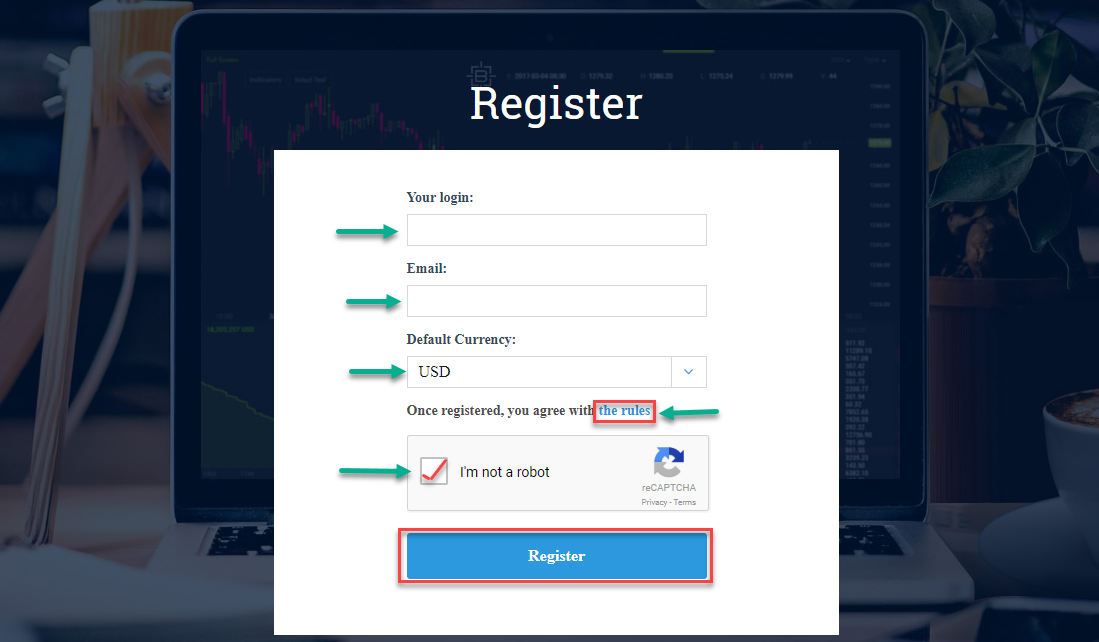 How to register on GetBTC