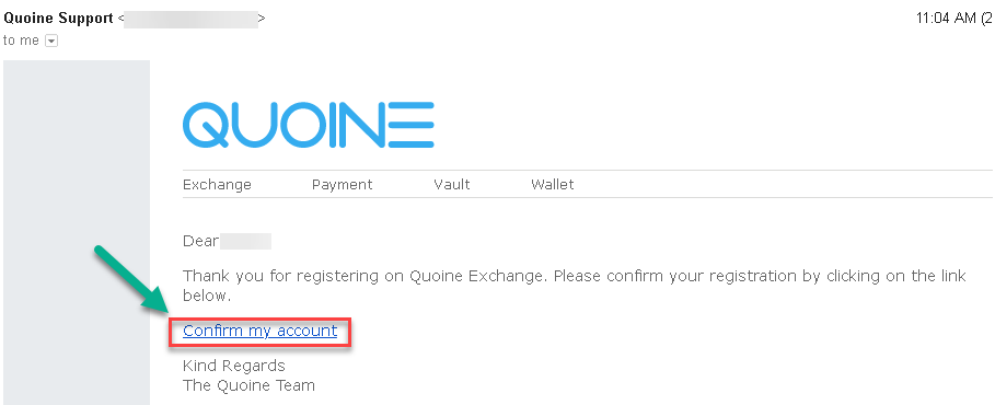 How to register on Quoinex