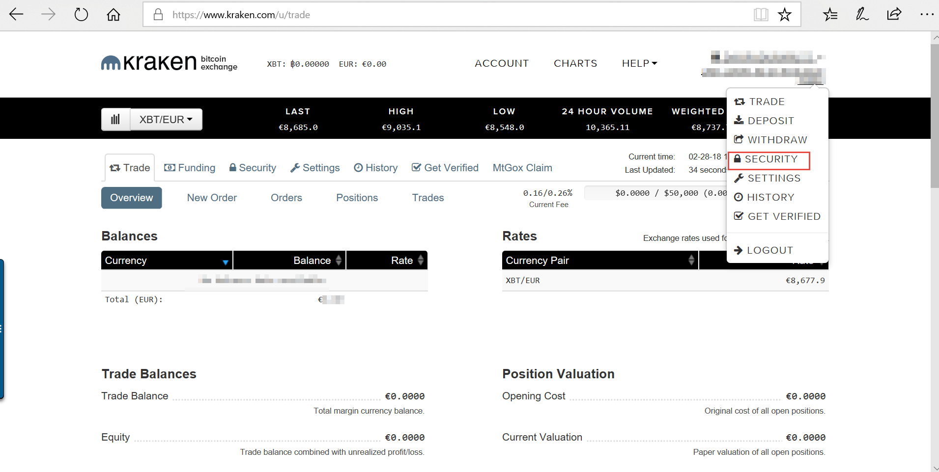 Kraken Charts