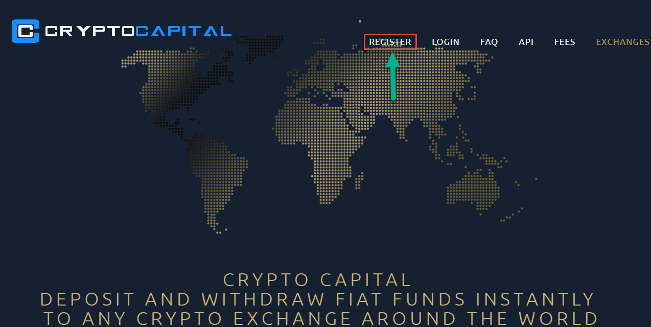 Register on Crypto Capital