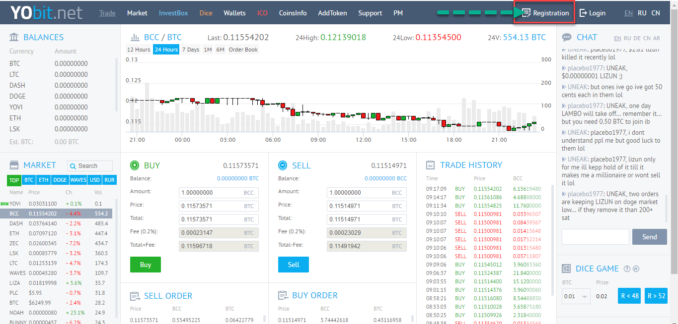 Step by step overview on how to withdraw Bitcoin from YoBit