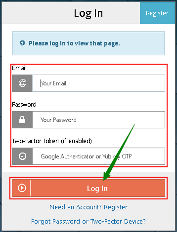 how to log in on BitMEX