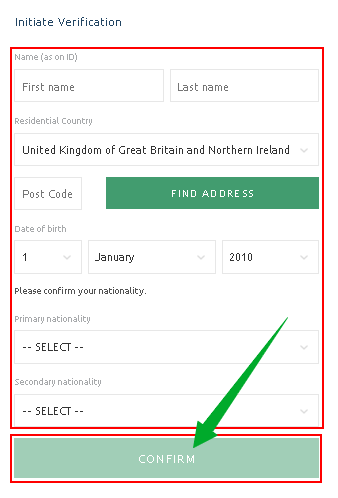 how to verify your Coinfloor account