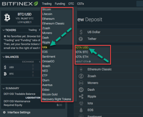 how to buy Tron on Bitfinex