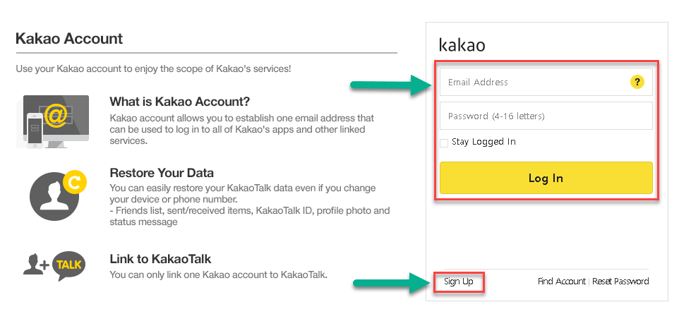 how to log-in on Kakao for Upbit