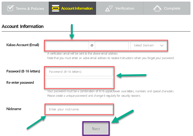 how to create kakao account for Upbit