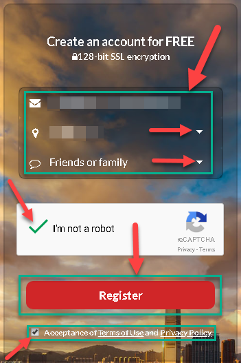 how to register on ANXPRO