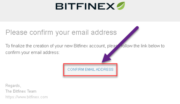 how to register on Bitfinex