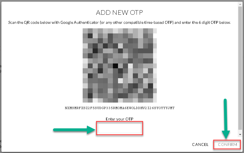 how to set 2fa on ANXPRO