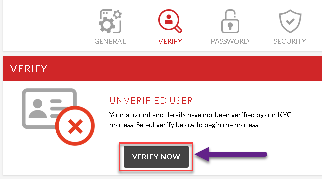 how to verify your ANXPRO account