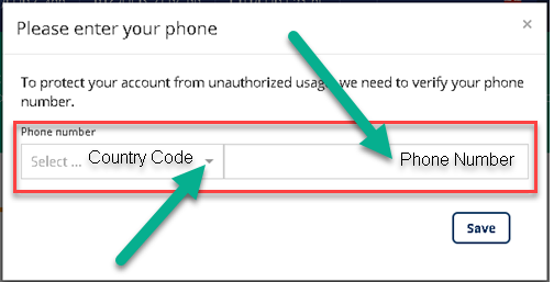 how to verify your phone number on Bitlish