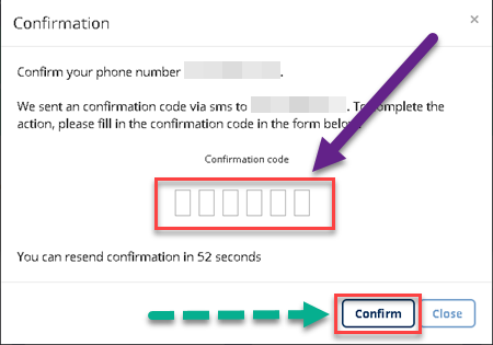 how to verify your phone number on Bitlish