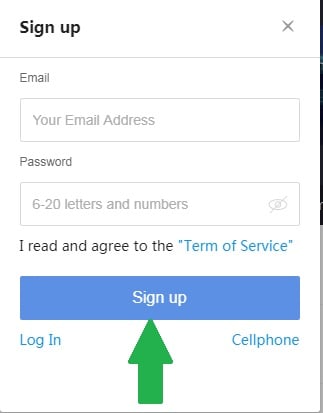 How to sign up on Coinbene