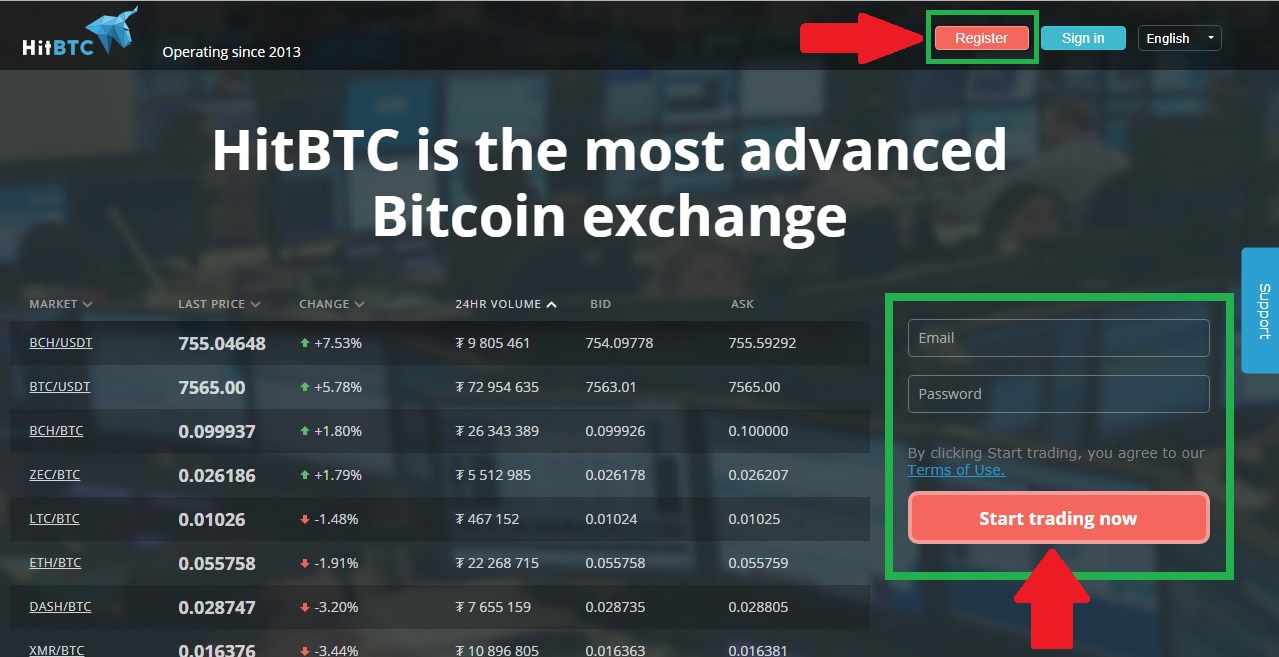 bitstamp to hitbtc