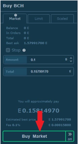 how can i buy altcoins with eth on hitbtc