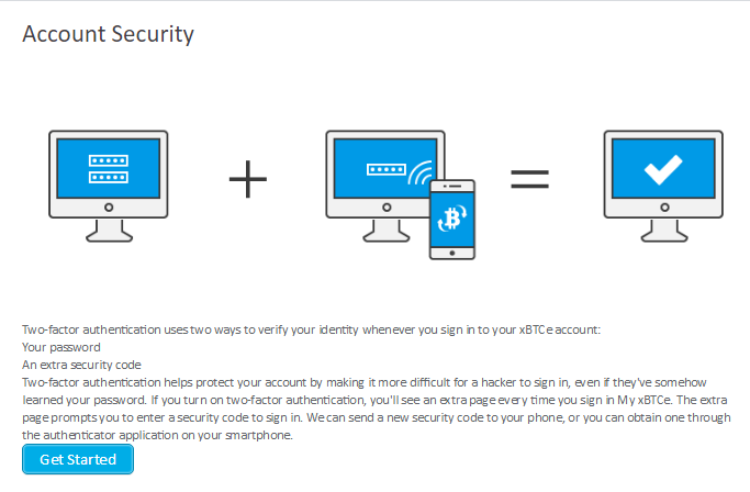 How to enable 2FA on xBTCe