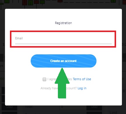 How to register on Exrates