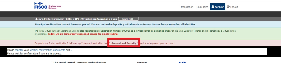 How to set up 2FA on Fisco