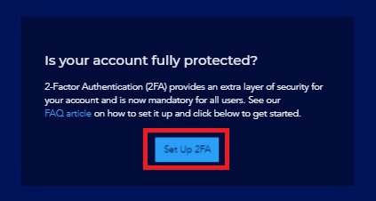 Set up 2FA on Qryptos