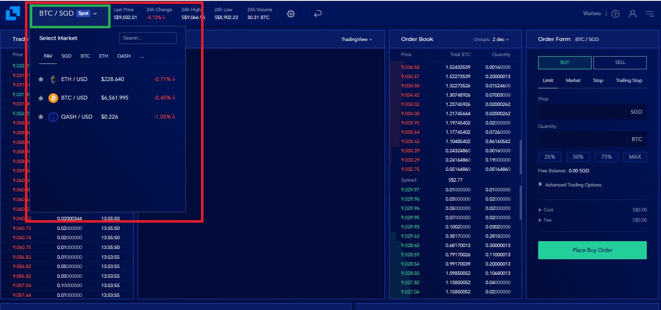 How to trade on Qryptos